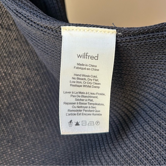 Wilfred Long Sleeveless Sweater Vest Black Size XXS - Picture 8 of 9